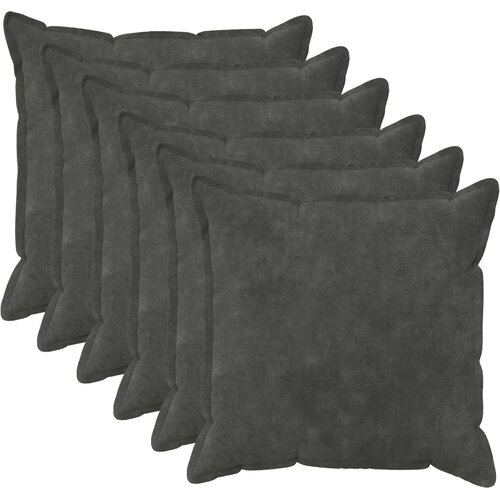  Presvlaka za jastuk 6 pcs HOUTEN Antracit 65 x 65 cm Cijene