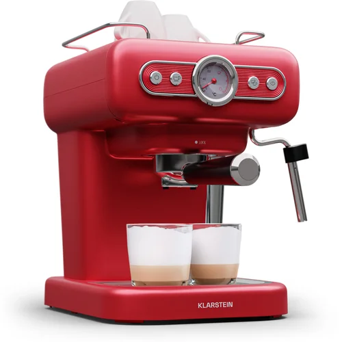 Klarstein Espressionata Evo Espresso aparat, 950W, 19 barov, 1,2L, 2 skodelici