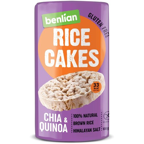 Benlian Pirinčane galete sa čiom i kinoom, 100g Cene