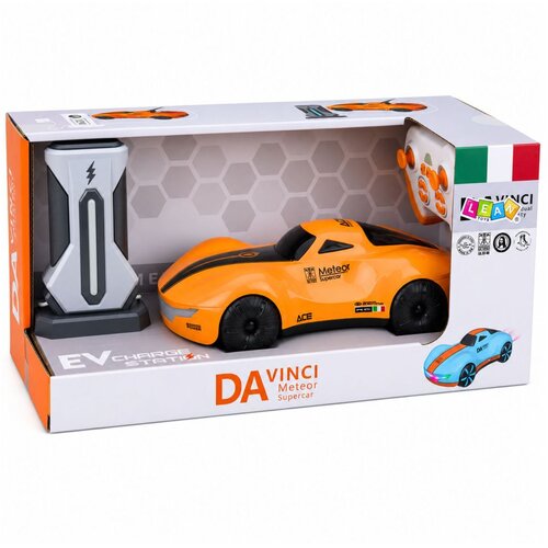  Moderni automobil na daljinsko upravljanje RC svjetlosna stanica dimno narančasta 1:16 Slike