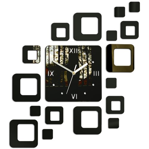  Zidni satovi ROMAN WENGE HMCNH010-wenge (moderni zidni sat) Slike