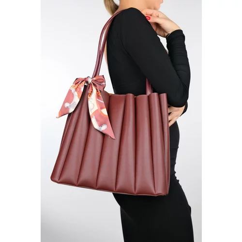 LuviShoes BAKEL Burgundy Women's Shoulder Bag