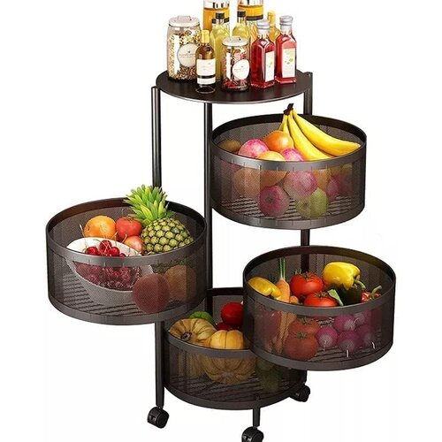  POKRETNA POLICA ROTIRAJUĆA 75CM 4POLICE DP3621 Slike