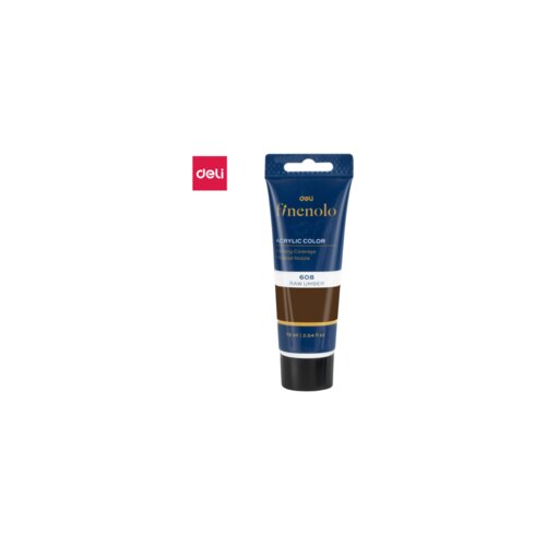 Deli AKRILNA BOJA U TUBI RAW UMBER BRAON 75ml EC75-RU Slike