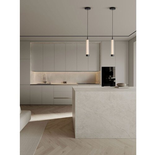 Nova Luce Mat črna aluminijasta LED zatemnitvena viseča svetilka s steklenim senčilom &amp;oslash; 6,5 cm Glovia &amp;ndash; Slike