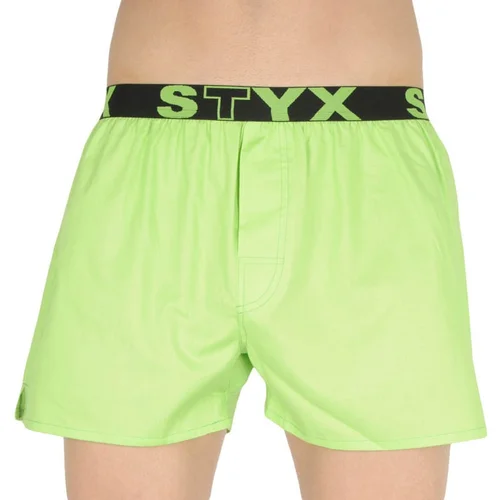 STYX Men's shorts sports rubber green