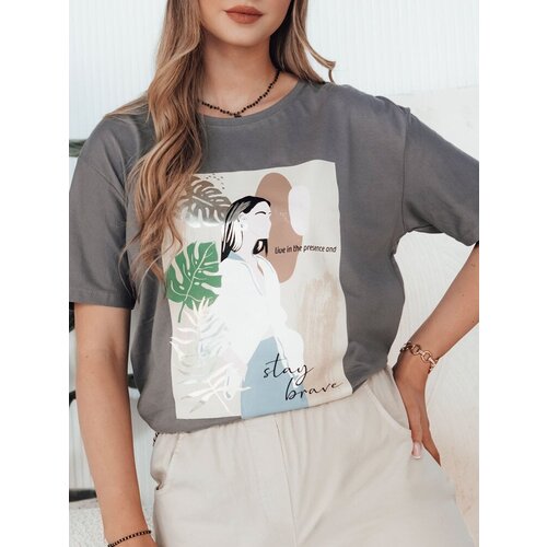 DStreet BRAVIS Women's T-Shirt Brown Cene