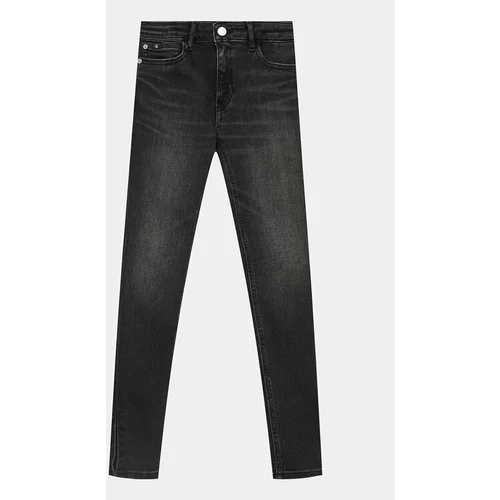 Calvin Klein Jeans Jeans hlače Mr Slit IG0IG02267 Črna Skinny Fit