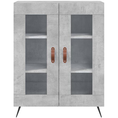  Komoda siva boja betona 69,5x34x90 cm od konstruiranog drva Slike