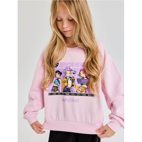 Sinsay Bluza s okruglim izrezom s printom K-Pop Demon Hunters Slike