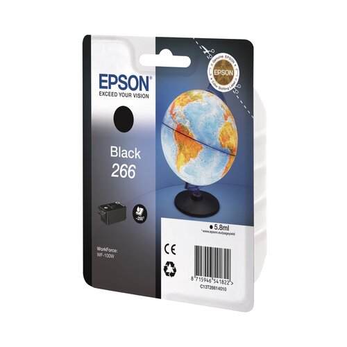 Epson ČRNILO ČRNO 266 ZA WF-100W ZA 250 STRANI 5,8ml C13T26614010 Slike
