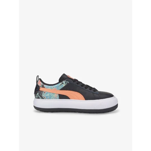 Puma Black Women's Leather Sneakers Mayu - Women