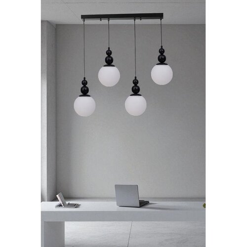 Opviq Luster 9052-6 u beloj i crnoj boji Cene