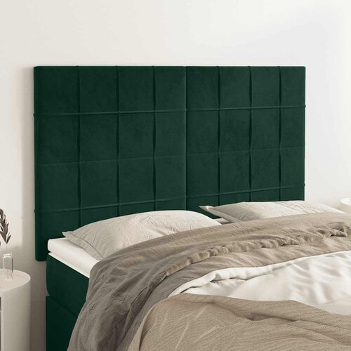  Uzglavlje tamnozeleno 144x5x118/128 cm bar&scaron;unasto Cijene
