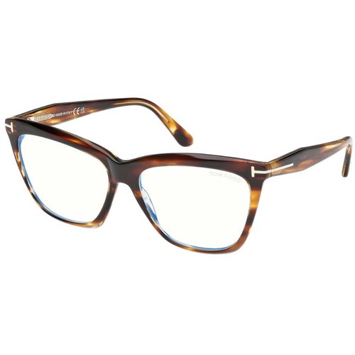 Tom Ford Ženski okvir za dioptrijske naočare Blue Block 0FT6064-B 5556, Smeđi Cene
