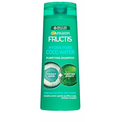 Garnier Fructis Coconut Water okrepitveni šampon za mastne lase 400 ml za ženske