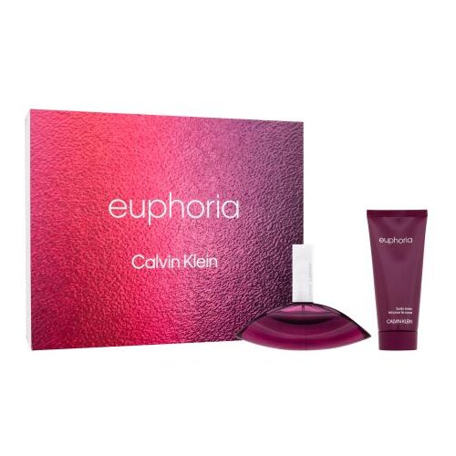 Calvin Klein Euphoria Set parfémovaná voda 100 ml + tělové mléko 100 ml za ženske Cijene