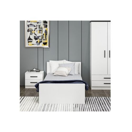 Hanah home kale bedstead 90 x 190 white Slike