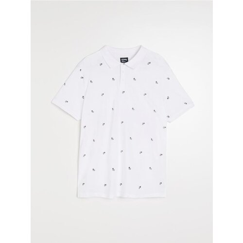 Sinsay Polo-majica s ponavljajućim uzorkom Cijene