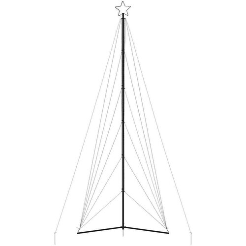 VidaXL LED božićno drvce 861 LED hladno bijelo 478 cm Slike