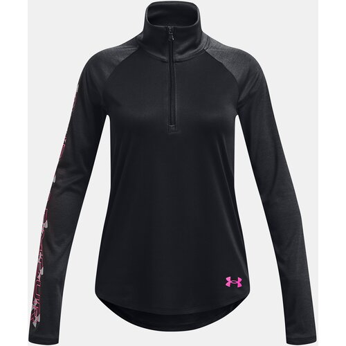 Under Armour T-Shirt UA Tech Graphic 1/2 Zip -BLK - Girls Slike