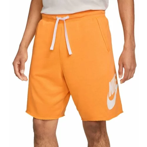 Nike CLUB ALUMNI HBR FT SHORT Muške kratke hlače, narančasta, veličina