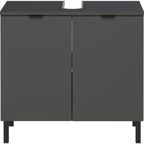 Germania antracitno siva omarica za pod umivalnik 60x56 cm arcena Slike