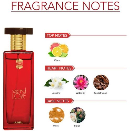 Parfem Sacred Love 50 ml parfumska voda za ženske Slike