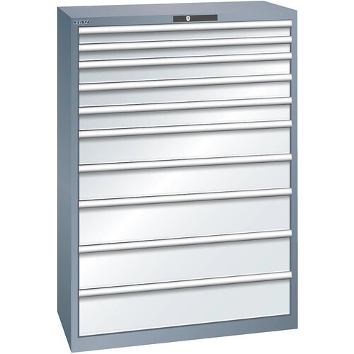 LISTA predalnik z 10 predali, šxgxv 1023 x 725 x 1450 mm, svetlo moder Cene