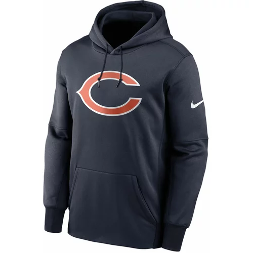Nike Chicago Bears Prime Logo Therma pulover sa kapuljačom