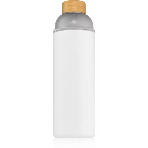 waterdrop Glass Frosted staklena boca za vodu boja White 1000 ml