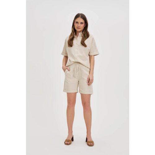 Marisse Beige Linen Shorts Cijene