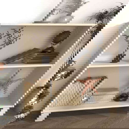  Komoda HAMAR medeno rjava 85x35x80 cm trdna borovina, (20654067) Slike
