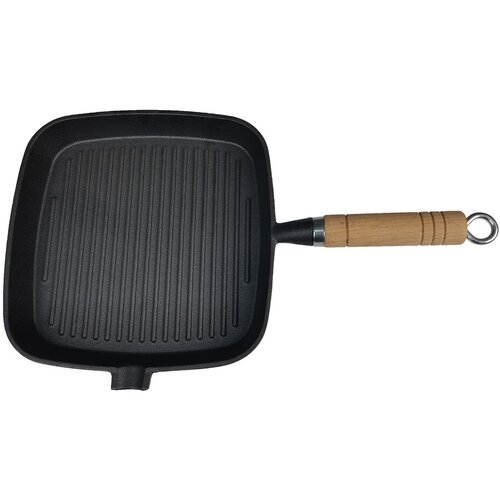 Grill King cast iron grill ponev z lesenim ročajem, 25 cm, (21567559) Cene