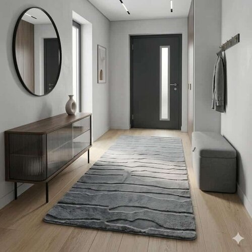  Staza Carmel Siva reljefna | 80&amp;times;250 cm Slike