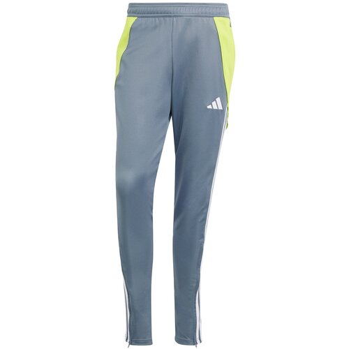 Adidas Sportske hlače 'Tiro 24' limeta zelena / siva / prljavo bijela Cijene