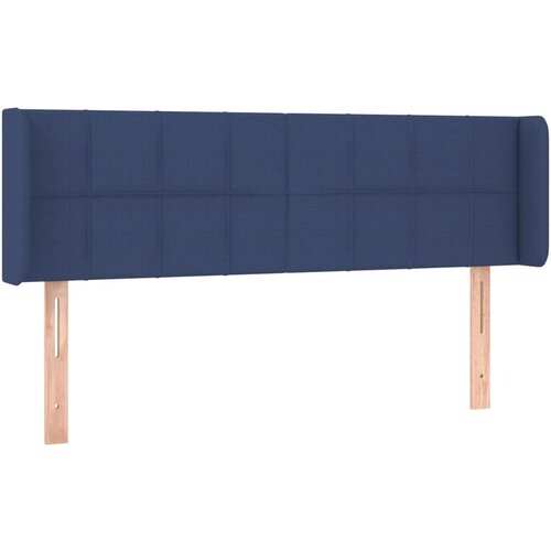 Maison Chic Vzglavna omarica - Nočna omarica - Posteljna omarica z ušesi modro 147x16x78/88 cm blago, (21710380) Cene
