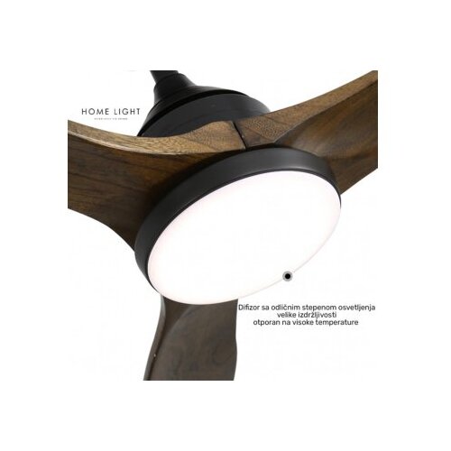 Bb Link luster ventilator led 18W cct drvo C193B sa daljinskim Slike