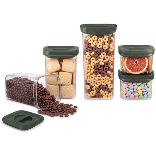 Berlinger Haus Set od 5 posuda sa 5 poklopaca Matte Green Collection BH-8829, 10 delova, Zeleni Cene