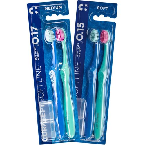Curasept Softline 0.15 Soft 2pack četkica za zube 2 kom Slike