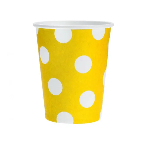  Papirnate čase Dots 270ml - Žuta