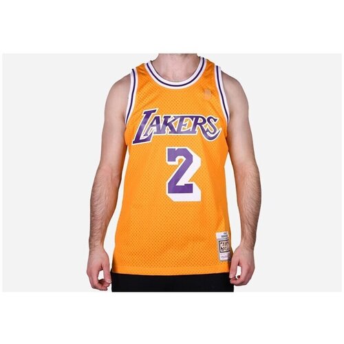 Mitchell And Ness Majice s kratkimi rokavi SMJY3146LAL96DFILTGD Oranžna Slike