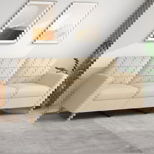 vidaXL trosed krem 180 cm blago Cene