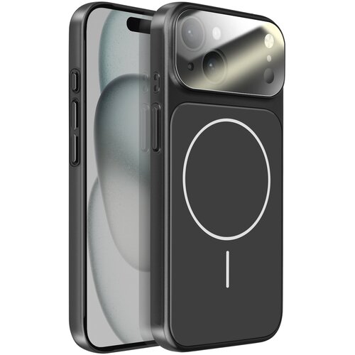 AVIZAR Trd MagSafe ovitek za iPhone 15 z za&scaron;čito kamere, Črna, (5000275378) Cene