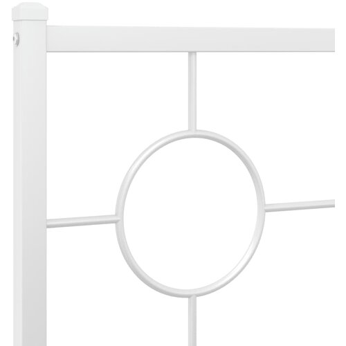  Metalno zamjensko uzglavlje bijelo 120 cm Slike