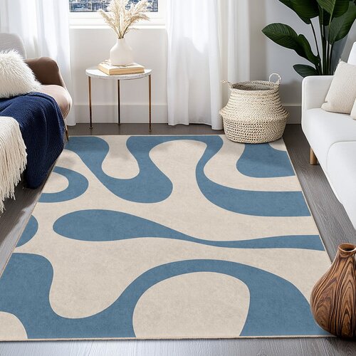 Mila Home Modra pralna preproga 80x150 cm Blue Latte &amp;ndash; Slike