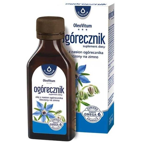 Oleofarm Boragino olje z vitaminom A OleoVitum (100 ml) Slike