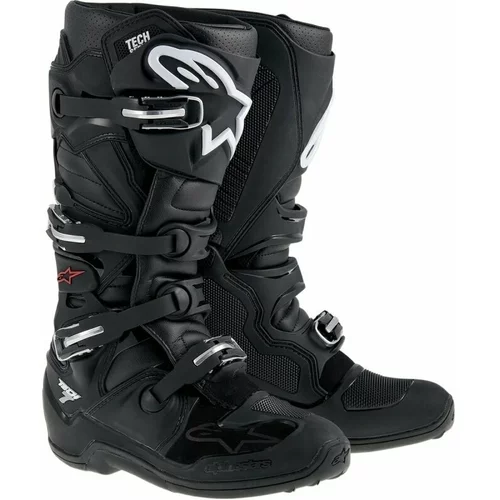 Alpinestars Tech 7 Boots Black 44,5 Motoristični čevlji