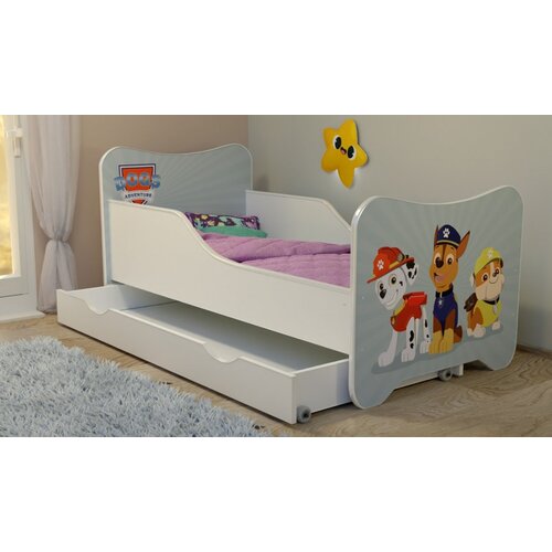 Made in Poland Krevet za decu Happy Kitty Dog Adventure 74014 sa fiokom Cene