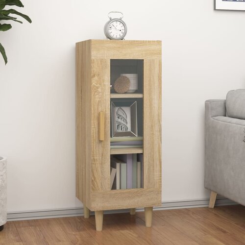 vidaXL Komoda sonoma hrast 34,5x34x90 cm konstruiran les Cene